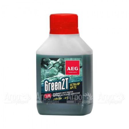 Масло синтетическое AEG Green HP 2T Motor Oil API TC 100 мл для 2-х тактных двигателей в Волжском