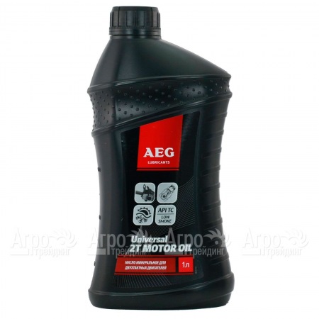 Масло минеральное Universal AEG 2T Motor Oil API TC 1 л для 2-х тактных двигателей в Волжском