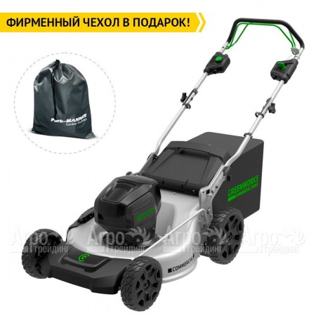 Газонокосилка аккумуляторная GreenWorks GC82LM51SPK5  в Волжском