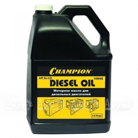 Масло дизельное Champion 10W-40 4 л для 4-х тактных двигателей  в Волжском
