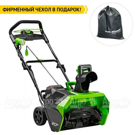 Снегоуборщик аккумуляторный GreenWorks GD40STK5 5 Ач  в Волжском