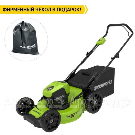 Газонокосилка аккумуляторная GreenWorks GD40LM46HP 6 Ач в Волжском
