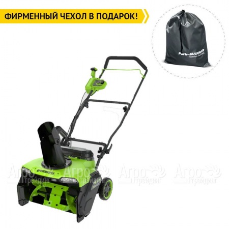 Снегоуборщик аккумуляторный GreenWorks GD40STX2 (без аккумулятора и зарядного устройства) в Волжском