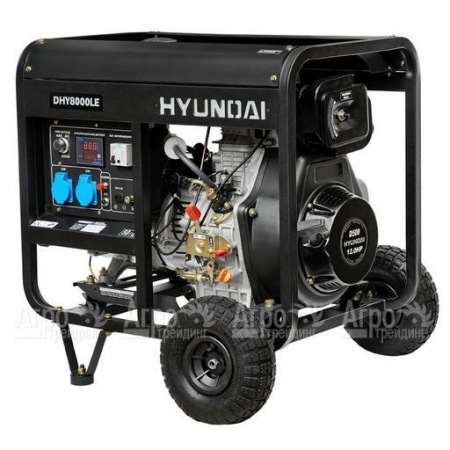 Дизельгенератор Hyundai DHY 8000LE 5,5 кВт + колеса в Волжском