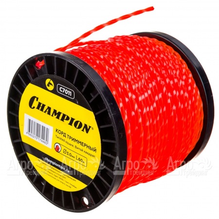 Корд триммерный Champion Twisted Square 3.0мм, 60м (витой квадрат)+нож  в Волжском