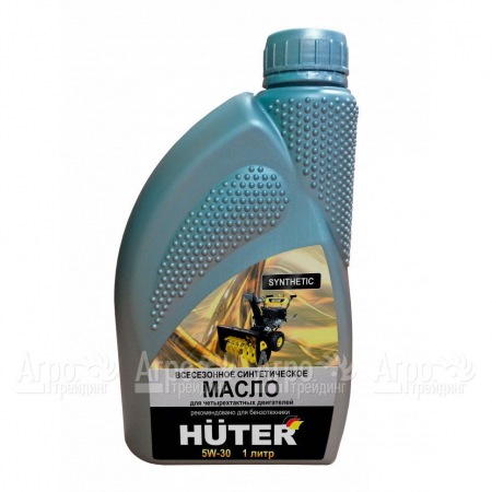 Масло моторное синтетическое Huter 5W-30 1 л для 4-х тактных двигателей в Волжском