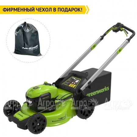 Газонокосилка аккумуляторная GreenWorks GD40LM48SP (без аккумулятора и зарядного устройства)  в Волжском