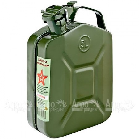 Канистра Звезда 5 л с фиксатором (металл 0.8 мм)  в Волжском