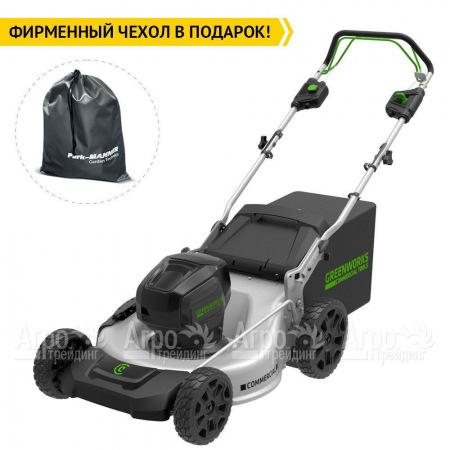 Газонокосилка аккумуляторная GreenWorks GC82LM51SP (без батареи и зарядного устройства) в Волжском