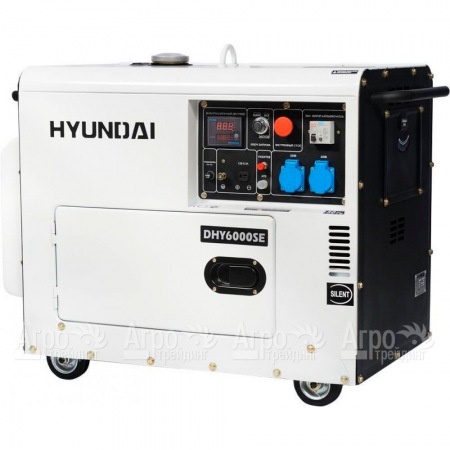 Дизельгенератор Hyundai DHY 6000SE 5 кВт  в Волжском