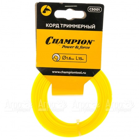 Корд триммерный Champion Round 1.6мм, 15м (круглый) в Волжском