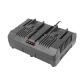 Комплект WA3611 20V: 2 аккумулятора 4Ач и двойное зарядное устройство 2А для аккумуляторной техники Worx в Волжском
